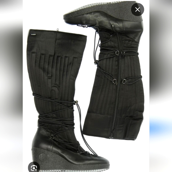 Hogl faux fur Goretex rain snow boots NWOB.Size 5.1/2 - Picture 1 of 12